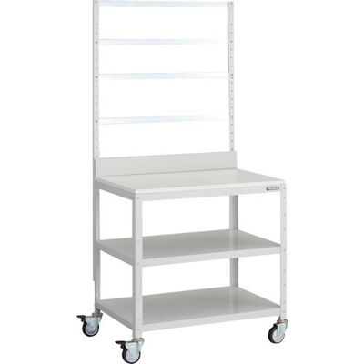 トラスコ中山 TRUSCO スーパーラックデスク型フリーバー式 ウレタン車輪付 BDD-993B4TNUW 1台 269-7218（直送品）