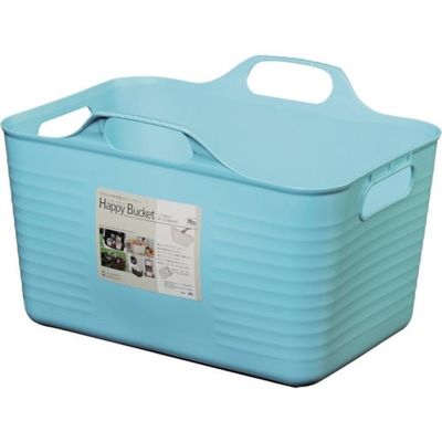 ヒマラヤ化学工業所 ヒマラヤ化学 ハッピーバケット 角 1507 S型 ブルー 375×293×244 150718 1個 334-8085（直送品）