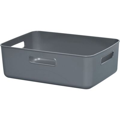 ヒマラヤ化学工業所 ヒマラヤ化学 1388 やわらかBOX/ワイド浅型 ダークグレー 364×259×120 138853 1個（直送品）