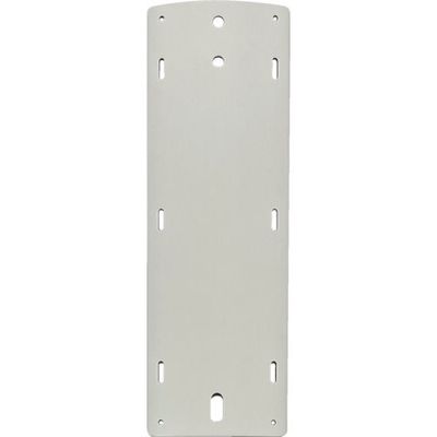 アイマーク IM 電柱番号札 縦型 白地無地 1セット10枚入り AMDEB-01SET 1セット(10枚) 347-1935（直送品）