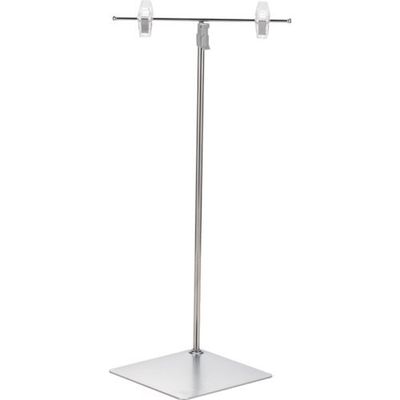 日研I&S POPスタンド H400 メッキ コーナー台座 1112330 1本 382-8790（直送品）