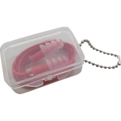 TRUSCO まとめ買い 耳栓シリコンフランジ型 金属探知反応タイプ(コード付き、ケース入り)50組 DEP-209SC50P（直送品）