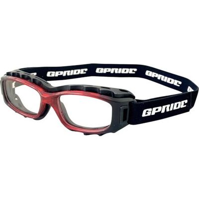 GLASSART EYEーGLOVE 93M 二眼型セーフティゴーグル レッド (度なしレンズ) 93M-RE 1個 424-3216（直送品）