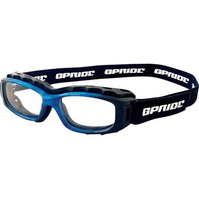 GLASSART EYEーGLOVE 93M 二眼型セーフティゴーグル ブルー (度なしレンズ) 93M-BLUE 1個 424-3212（直送品）