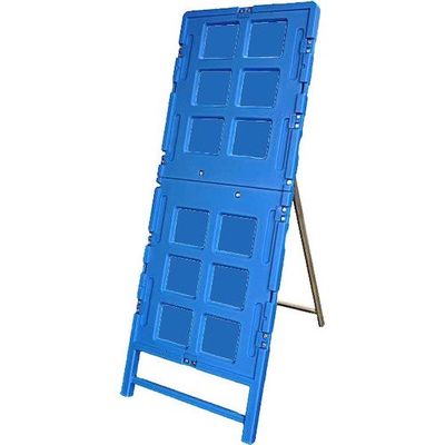 安全興業 ANZEN 立て看板 ブロー製看板枠 550タイプ 青 B550X1400W 1台 436-7152（直送品）