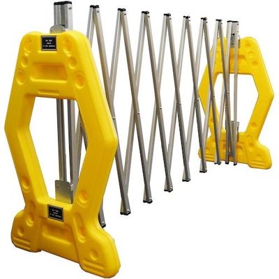 安全興業 ANZEN 現場用簡易アルミゲート AZゲート黄(反射なし) 4M AZG-Y2 1個 436-7192（直送品）