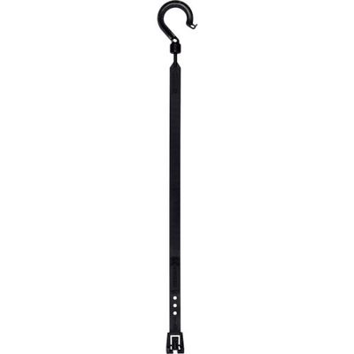 日動工業 NICHIDO 万能フッカー 400mm 丸フック付 【ブラック】 BH-400SH-BK 1本 434-9581（直送品）