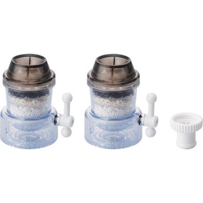 クリタック アクアタップ 備長炭シャワー2個組 CQBIS-2082 1パック(2個) 343-9990（直送品）