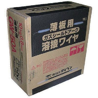 ダイヘン 軟鋼・高張力鋼溶接ワイヤ0.8φ 10KG GW-50A-08 1巻 851-2854（直送品）