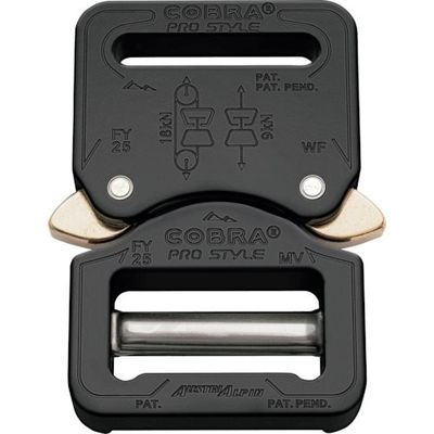 AUSTRIALPIN ALPIN COBRAプロスタイル バックル 25MM ブラック VF FY25KVF 1個 336-3543（直送品）