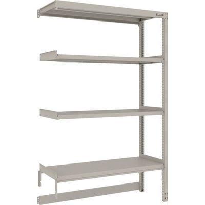 TRUSCO スチールラック M2型軽中量棚 台車天板収納型 1160X450XH1800 4段 連結 M2-DB6444B 1台（直送品）