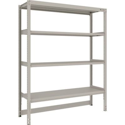 TRUSCO スチールラック M2型軽中量棚 台車天板収納型 1460X450XH1800 4段 単体 M2-DB6544 1台（直送品）