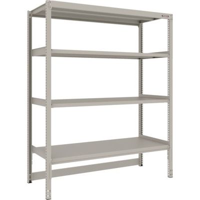 TRUSCO スチールラック M2型軽中量棚 台車天板収納型 1460X600XH1800 4段 単体 M2-DB6564 1台（直送品）