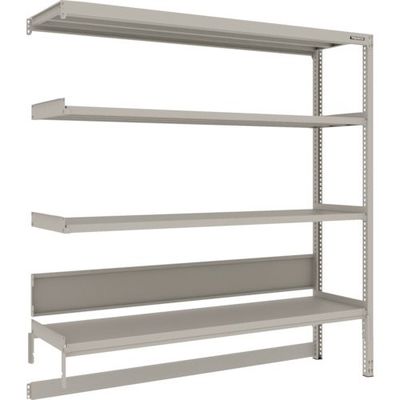 TRUSCO スチールラック M2型軽中量棚 台車天板収納型 1760X450XH1800 4段 連結 M2-DB6644B 1台（直送品）