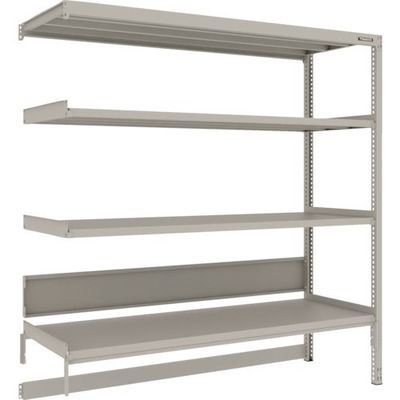 TRUSCO スチールラック M2型軽中量棚 台車天板収納型 1760X600XH1800 4段 連結 M2-DB6664B 1台（直送品）