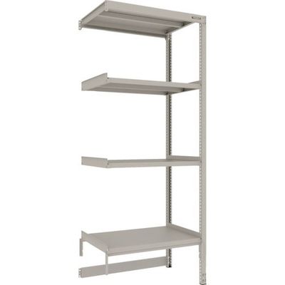 TRUSCO スチールラック M2型軽中量棚 台車天板収納型 860X600XH2100 4段 連結 M2-DB7364B 1台（直送品）