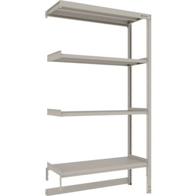 TRUSCO スチールラック M2型軽中量棚 台車天板収納型 1160X450XH2100 4段 連結 M2-DB7444B 1台（直送品）