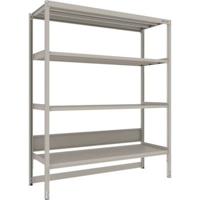 TRUSCO スチールラック M2型軽中量棚 台車天板収納型 1760X600XH2100 4段 単体 M2-DB7664 1台（直送品）