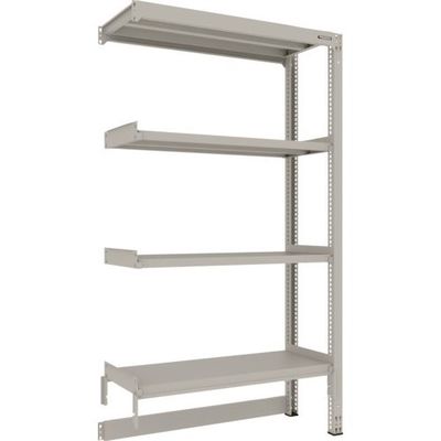 TRUSCO スチールラック M3型中量棚 台車天板収納型 W1200XD471XH2100 4段 連結 M3-DB7454B（直送品）