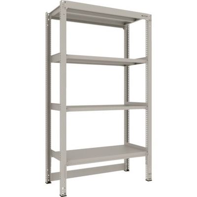 TRUSCO スチールラック M3型中量棚 台車天板収納型 W1200XD571XH2100 4段 単体 M3-DB7464（直送品）