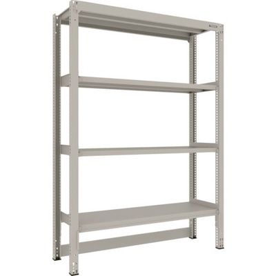 TRUSCO スチールラック M3型中量棚 台車天板収納型 W1500XD471XH2100 4段 単体 M3-DB7554（直送品）