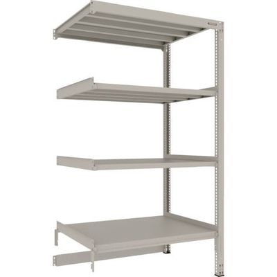 TRUSCO スチールラック M3型中量棚 台車天板収納型 H2100XW1200XD921 4段 連結 M3-DB7494B（直送品）