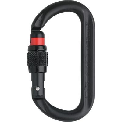 AUSTRIALPIN ALPIN カラビナ OVALO スクリューロック 線径12.5 ブラック KA11B-X-GI 1個（直送品）