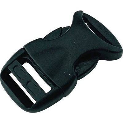 ユタカメイク 平ベルト金具 サイドリリースバックル 流線型 15mm幅用 (1個入り) JNA-115 1個 386-5773（直送品）
