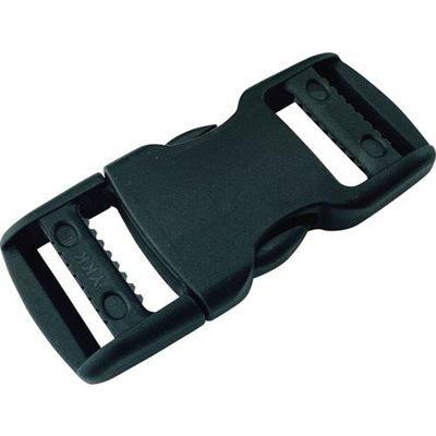 ユタカメイク 平ベルト金具 サイドリリースバックル アジャスト型 25mm幅用 (1個入り) JYA-325 1個 387-2194（直送品）