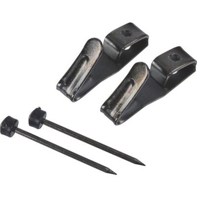 トラスコ中山 TRUSCO 石膏ボード木壁用フック 1本針 黒 FRW-1001 1袋(2本) 380-7415（直送品）