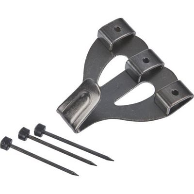 トラスコ中山 TRUSCO 石膏ボード木壁用フック 3本針 黒 FRW-1003 1袋(3本) 380-7416（直送品）