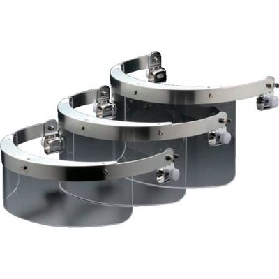 ミドリ安全 防災面 ヘルメット取付・半面シールド型 MBー126H 中 M1 M 1個 821-9575（直送品）