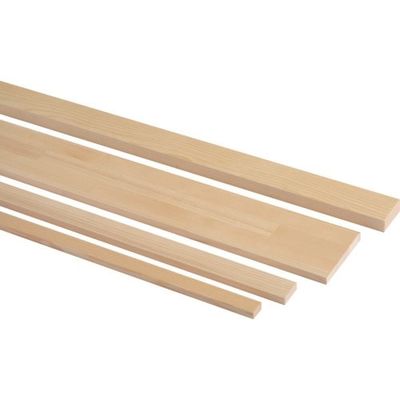 ナイス ゼニヤ 白松加工材ホワイトパイン C1 12×24×1820 M12246 1本 406-4481（直送品）