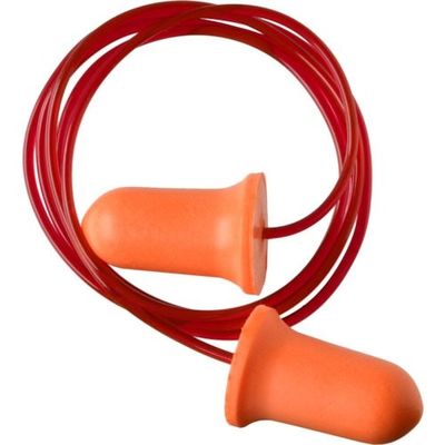 川本産業 ケー エクセレント 使い捨て耳栓 FEPー01C コード付き 1組 439-0593（直送品）