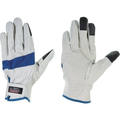 ペンギンエースジャパン ペンギンエース 豚革手袋 レスキューフォース ブルー M RF-1 BLUE 1双 175-3207（直送品）