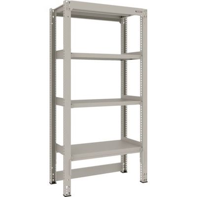 TRUSCO スチールラック M3型中量棚 台車天板収納型 W900XD471XH1800 4段 単体 M3-DB6354 1セット(1台)（直送品）