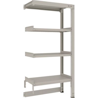 TRUSCO スチールラック M3型中量棚 台車天板収納型 W900XD471XH1800 4段 連結 M3-DB6354B（直送品）