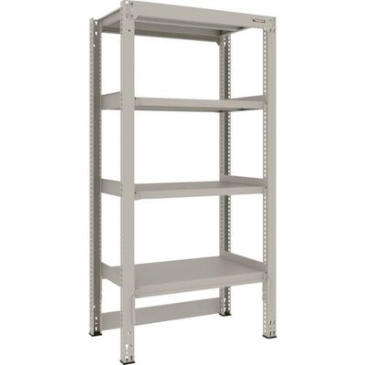 TRUSCO スチールラック M3型中量棚 台車天板収納型 W900XD571XH1800 4段 単体 M3-DB6364 1セット(1台)（直送品）