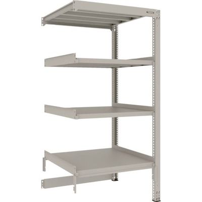 TRUSCO スチールラック M3型中量棚 台車天板収納型 H1800XW900XD921 4段 連結 M3-DB6394B（直送品）