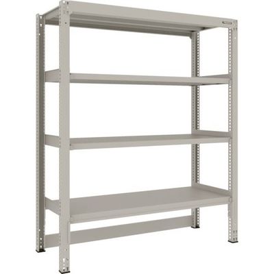 TRUSCO スチールラック M3型中量棚 台車天板収納型 W1500XD571XH1800 4段 単体 M3-DB6564（直送品）