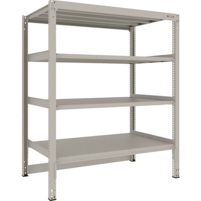 TRUSCO スチールラック M3型中量棚 台車天板収納型 H1800XW1500XD921 4段 単体 M3-DB6594（直送品）