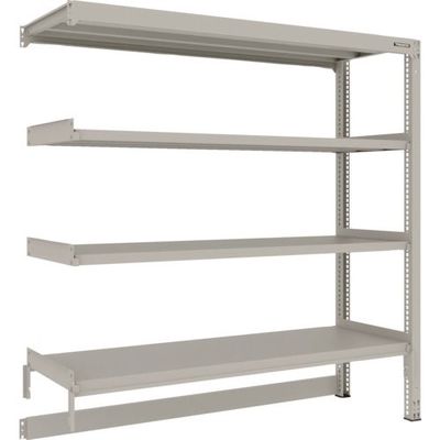 TRUSCO スチールラック M3型中量棚 台車天板収納型 W1800XD571XH1800 4段 連結 M3-DB6664B（直送品）