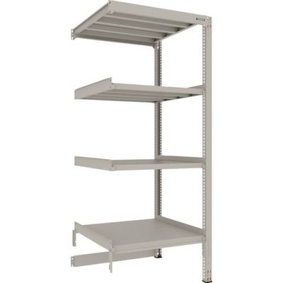 TRUSCO スチールラック M3型中量棚 台車天板収納型 H2100XW900XD921 4段 連結 M3-DB7394B（直送品）