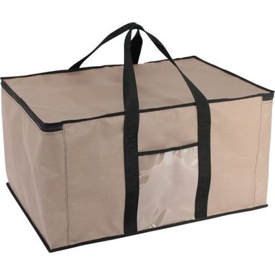 三栄産業 SANEI 折り畳みコンテナバッグ 75L グレージュ WS-CB75-00 1個 312-6919（直送品）