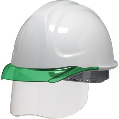 DICプラスチック DIC SYAーCSエアロメッシュ 白/グリーン HA2内装 KP付 SYA-CS-HA2EM-KP-W/G 1個（直送品）