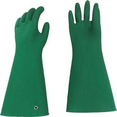 ハナキゴム 化学薬品用手袋 ハナローブHー40 43600 1双 323-6767（直送品）