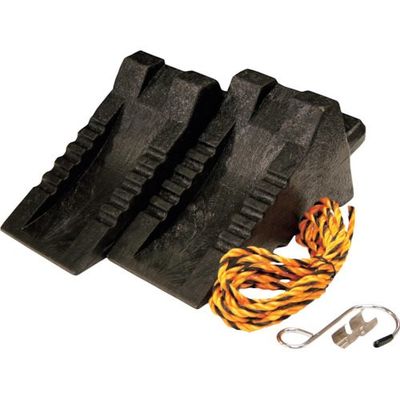 大自工業 メルテック プラスチック タイヤストッパー 2個入り 大型トラック以下 FT-25 1セット(2個) 338-3756（直送品）