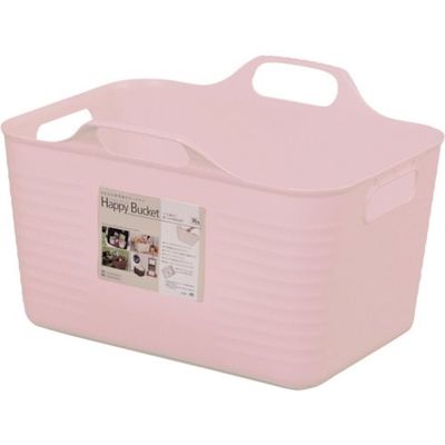 ヒマラヤ化学工業所 ヒマラヤ化学 ハッピーバケット 角 1507 S型 ピンク 375×293×244 150763 1個 334-8090（直送品）