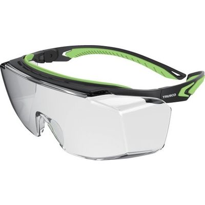 TRUSCO まとめ買い 一眼型オーバーセーフティグラス(JIS規格品・ひさし付きタイプ)10個 SS2027X10P 1組(10個)（直送品）