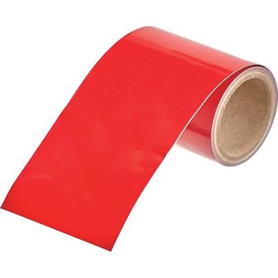 トラスコ中山 TRUSCO 配管識別テープ 赤(7.5R4/15)25MM幅X1M RAH-501SS 1巻 383-6712（直送品）